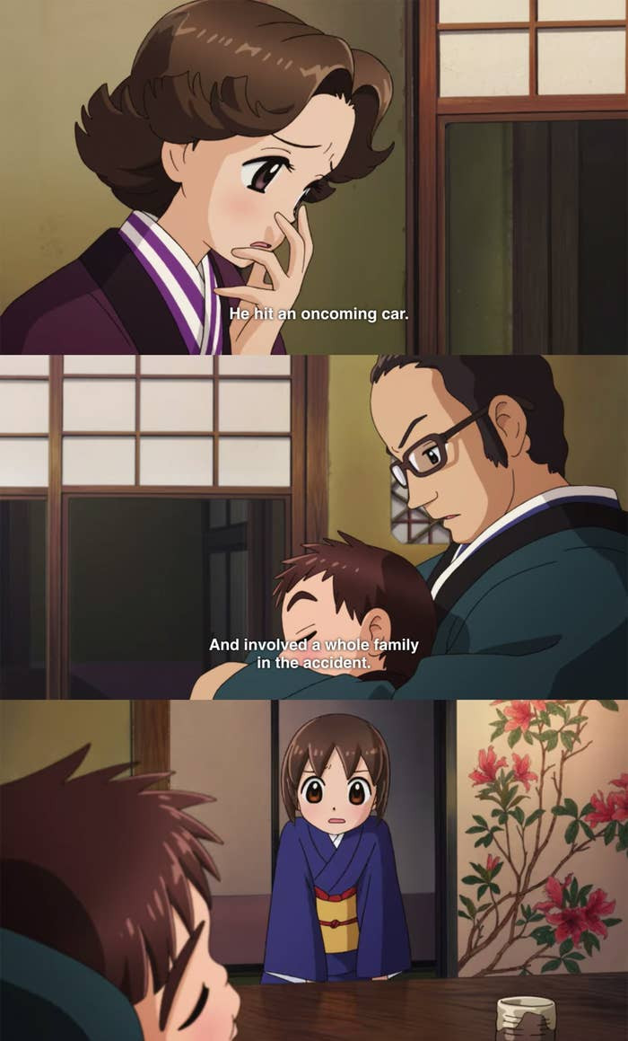 9. When Okko breaks down in Okko's Inn after discovering that the man who killed her parents is staying at the inn