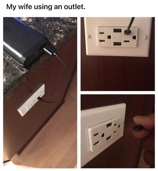 Using the outlet