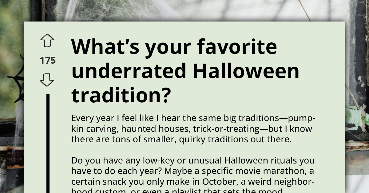 People Share Quirky Traditions That Make Halloween Special