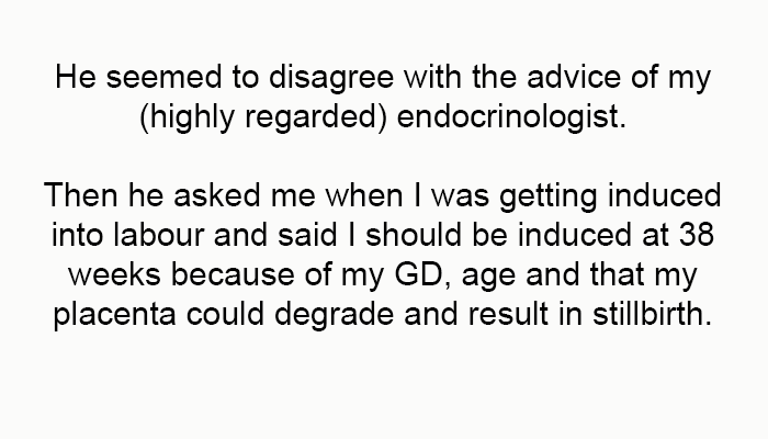 He seemed to disagree