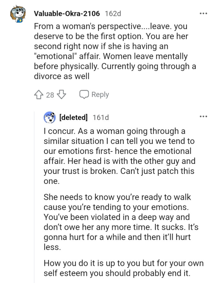 OP's wife needs to know that he's ready to work.