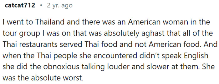 Why do people like this even want to travel?