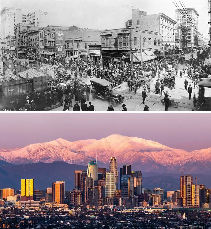 Los Angeles 1910 vs. 2019