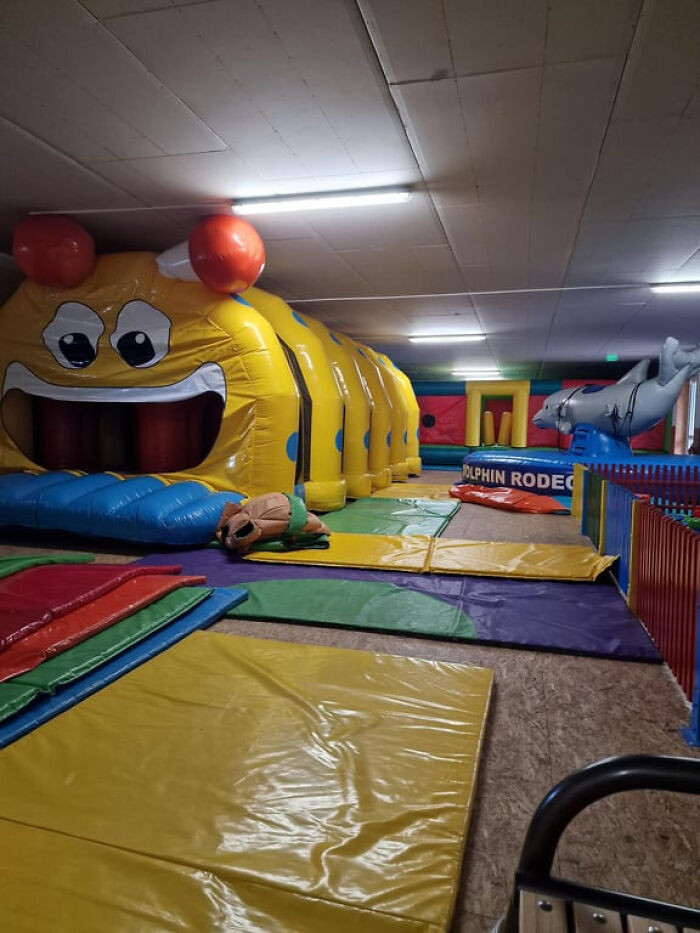 "Bouncy Castle Park In Germany. I Was The Only One There"