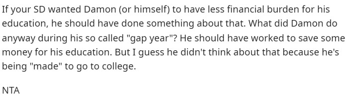 When it comes down to it, it's her money, and that's the end of it. It's wrong for her to expect her to give her stepbrother anything.