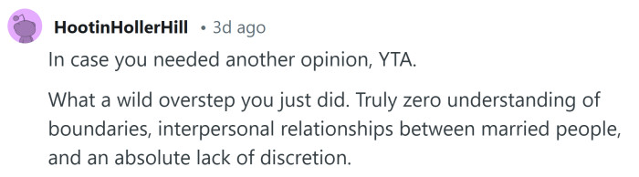 Woman sitting in a living room, looking surprised during a tense conversation.