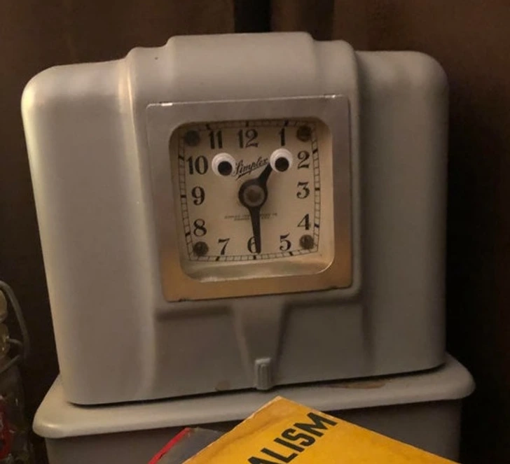 7. “I started putting googly eyes on things in my house. This one is too real.”