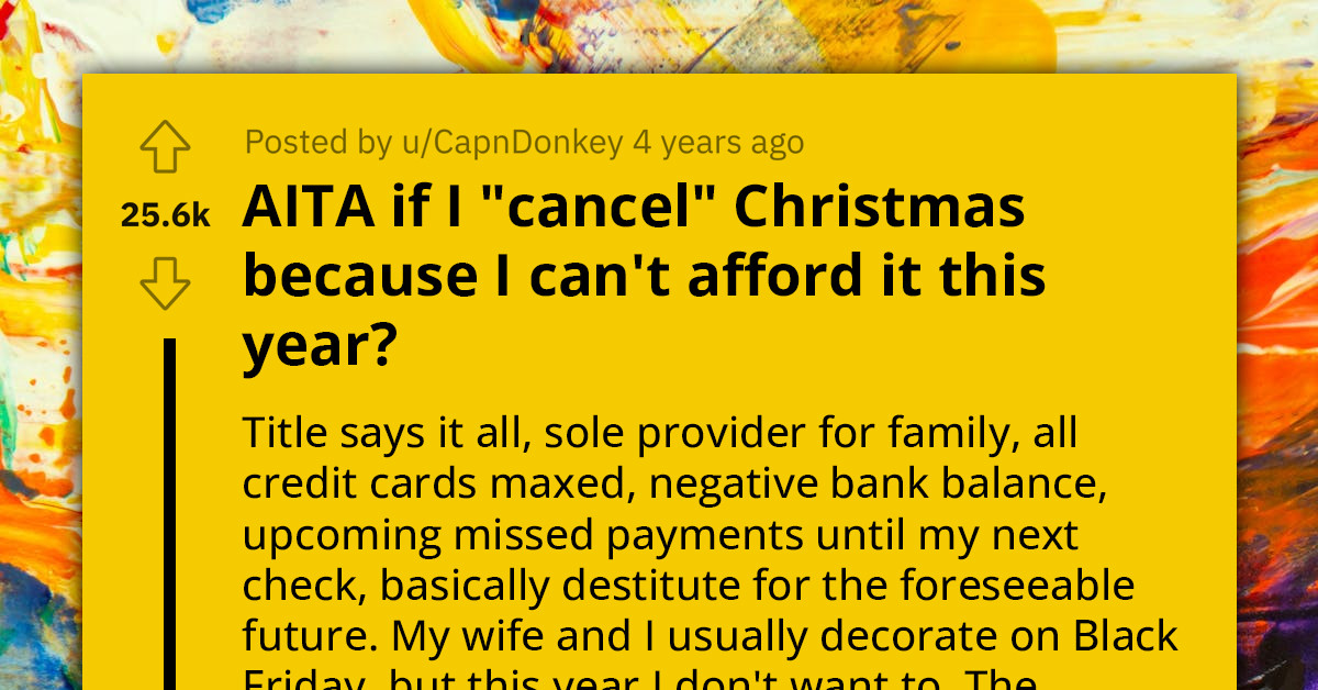 Father's Heart-Wrenching Revelation of a Debt-Darkened Holiday Season