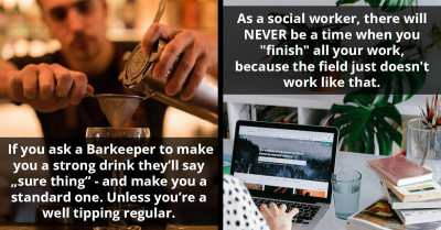 From Childcare Providers To Scientists To Auto Technicians, People Online Reveal 30 'Behind-the-Scenes' Work Secrets