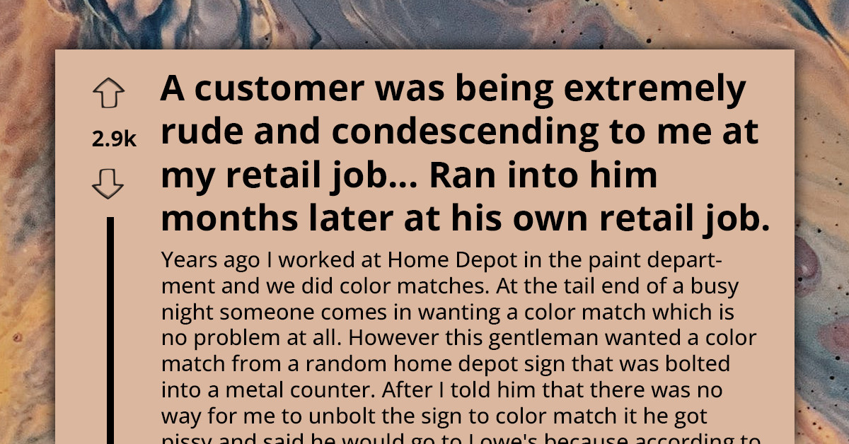 Employee Encounters Rude Customer, Runs Into Him Months Later At His Workplace In Retail Store, And Gets Their Petty Revenge