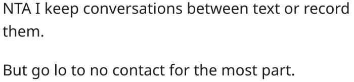 6. She should cut ties with her mother-in-law.
