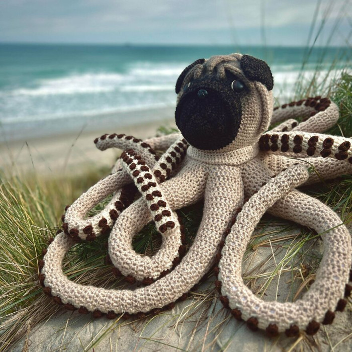 "Made An Octopus/Pug Hybrid: An Octopug!"