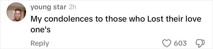 Sending Deepest Sympathies to Those Grieving