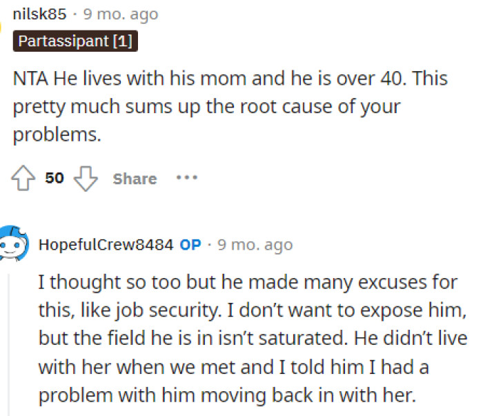 Yep, this sums up all of her problems, and fixing this will probably resolve many different issues.