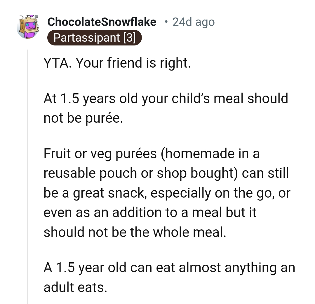 A 1.5-year-old can eat almost anything an adult eats