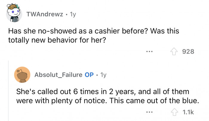 Here's how the Reddit community reacted to u/Absolut_Failure's post: