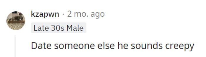 Time to find someone who values you, OP!