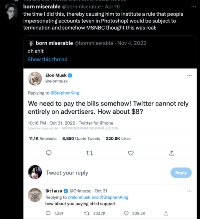 We Need to Pay the Bills!