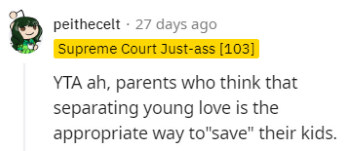 Can't separate young love