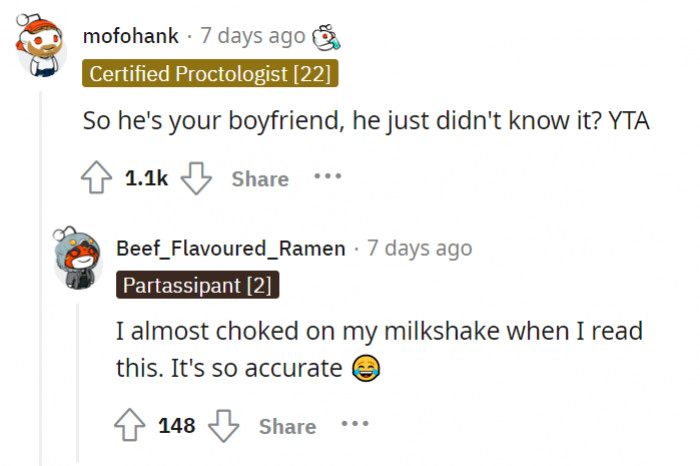 Wait.. Are they just friends/coworkers or are they in a romantic relationship?