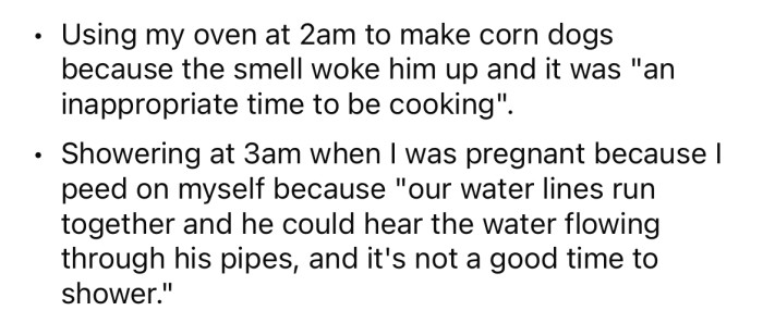 Here's an example of some of the neighbor's complaints.