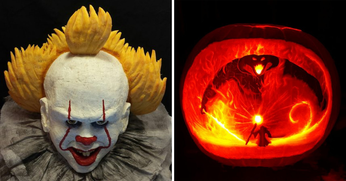 20 Times That People Carved the Best and Most Creative Pumpkins for Halloween 2022