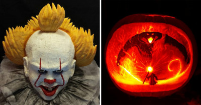 20 Times That People Carved the Best and Most Creative Pumpkins for Halloween 2022