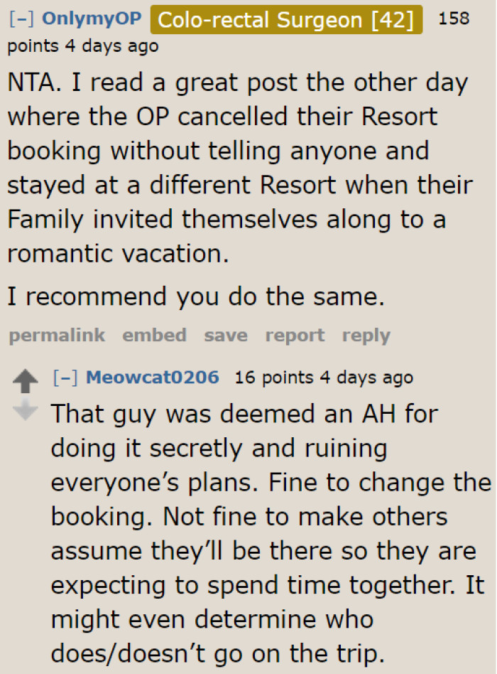 A Redditor suggests a petty idea he got from another user.