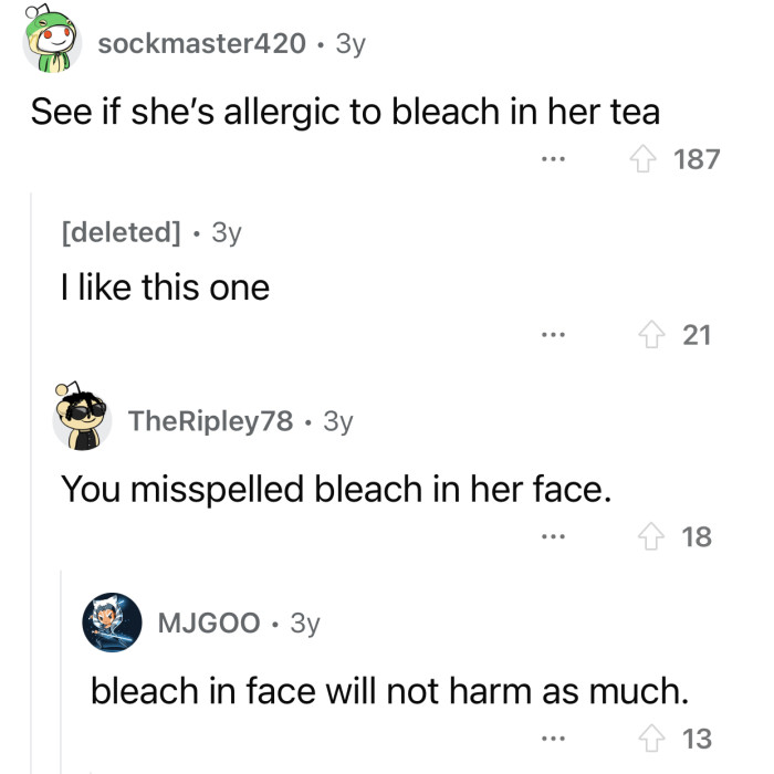 It could also be considered a 'test' by OP.