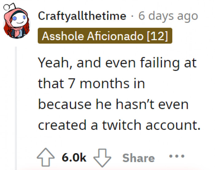 The sheer audacity...