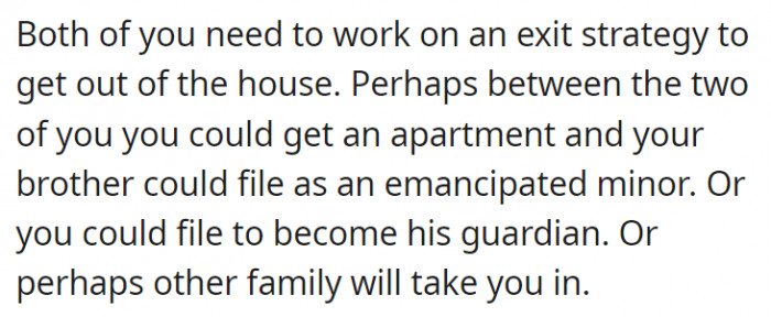 Exit strategy needed