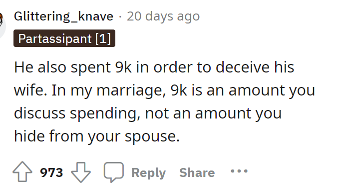 This is where we'd be upset too because why pay that much for something that you know is irreplaceable?