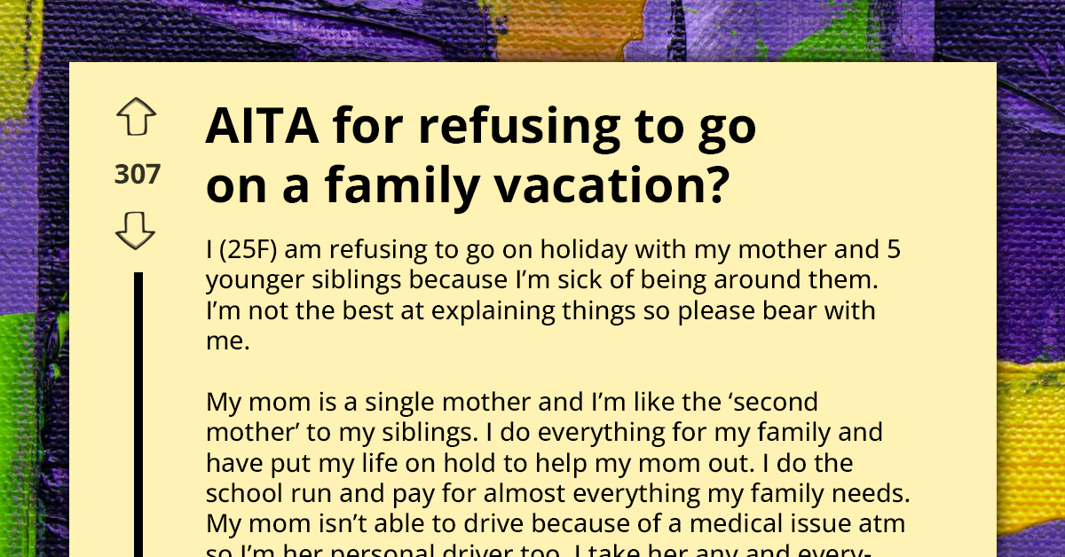 Fed-Up Lady Gets Silent Treatment From Manipulative Mom For Refusing To Plan Family Vacation She's Paying For