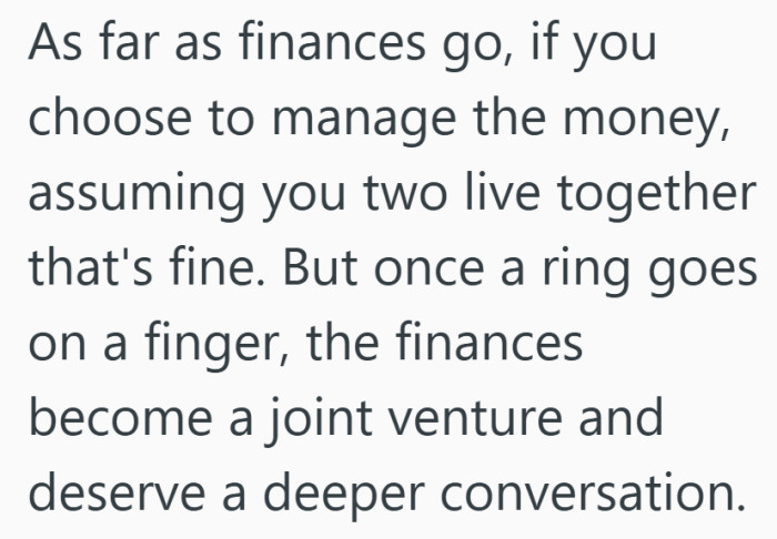 Solo budgets work at 22, but joint ones come knocking once rings get involved.