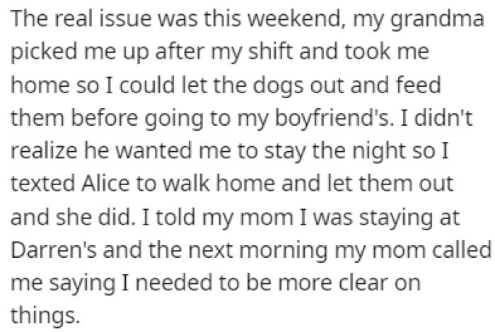 The real issue happened recently