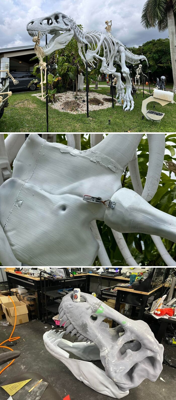 "I 3D Printed A Life-Sized T-Rex On A Sidewinder X2"