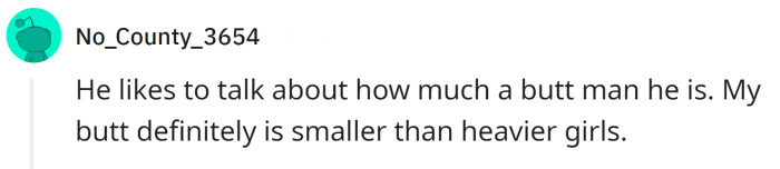 Apparently OP thinks her friend talking about being a 