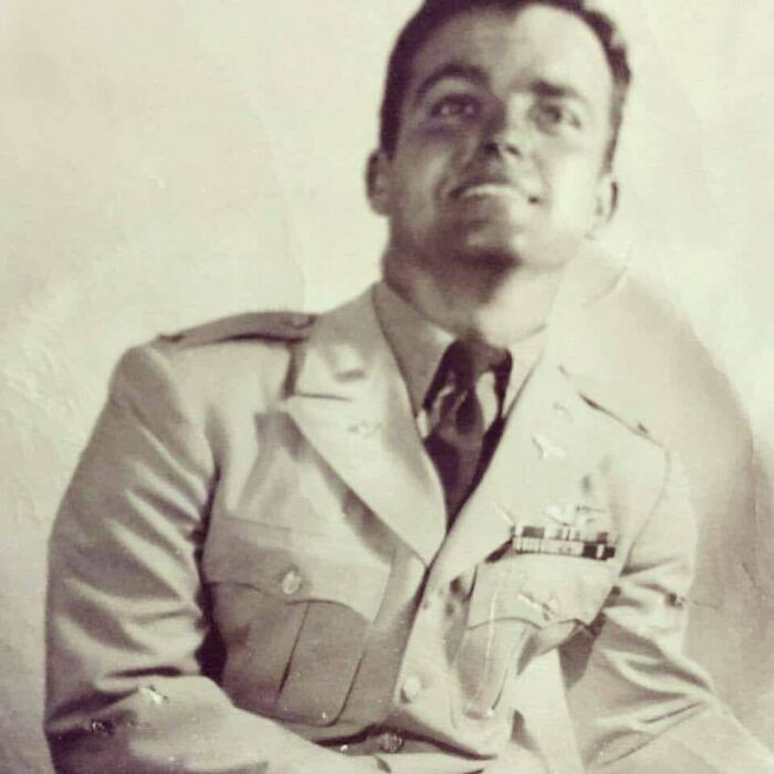 "My Grandfather During World War II. He Turned 101 In December :)"