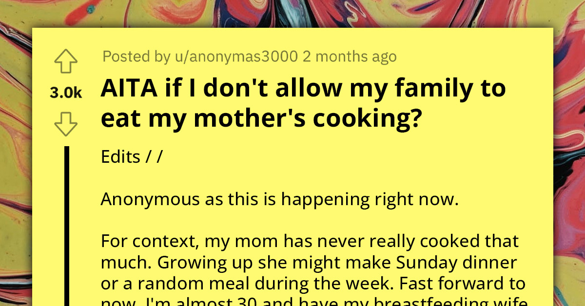 Redditor Contemplates Preventing Their Family From Eating Their Mom's Food Due to Food Safety Concerns