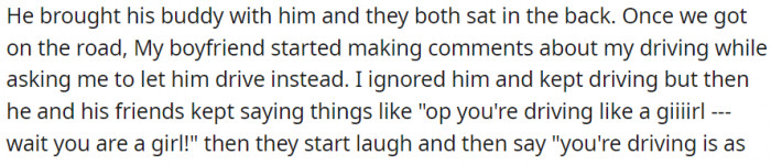 His buddy came along