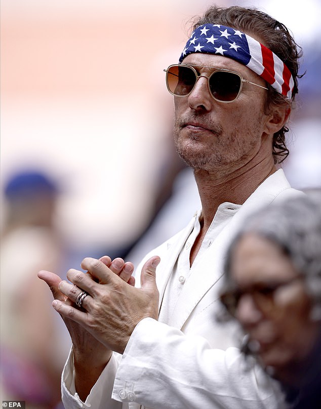 Fans have noted that McConaughey, who was seen at the US Open final in September, has appeared to have a different look lately.