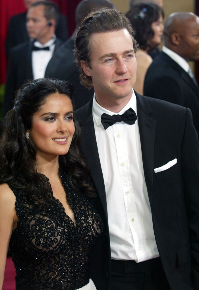 Salma Hayek And Edward Norton (1999-2003)
