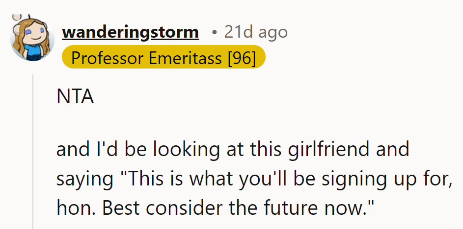 NTA. Looking at Jesus's girlfriend like, 