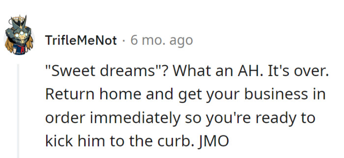 Sweet dreams? More like sour goodbye.