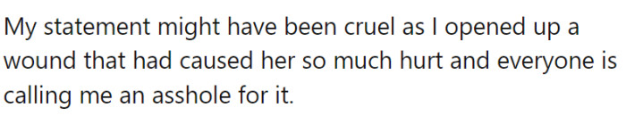 OP has offered the following explanation for why they think they might be the a-hole: