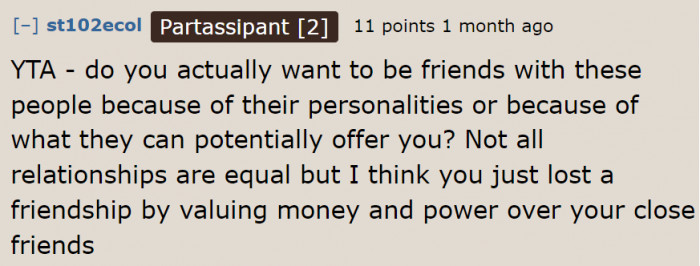 Indeed she lost a friend. And she'll probably lose even more.