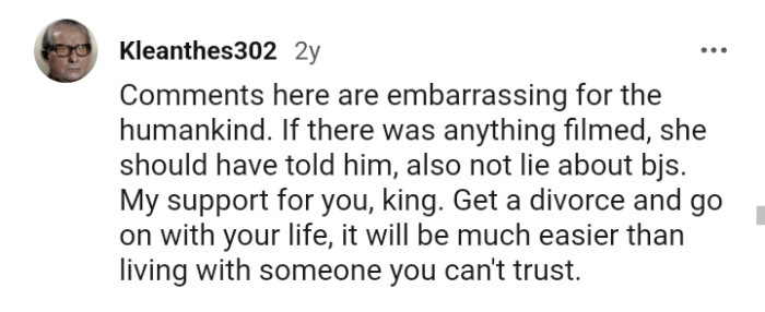 The OP should get a divorce and move on with his life