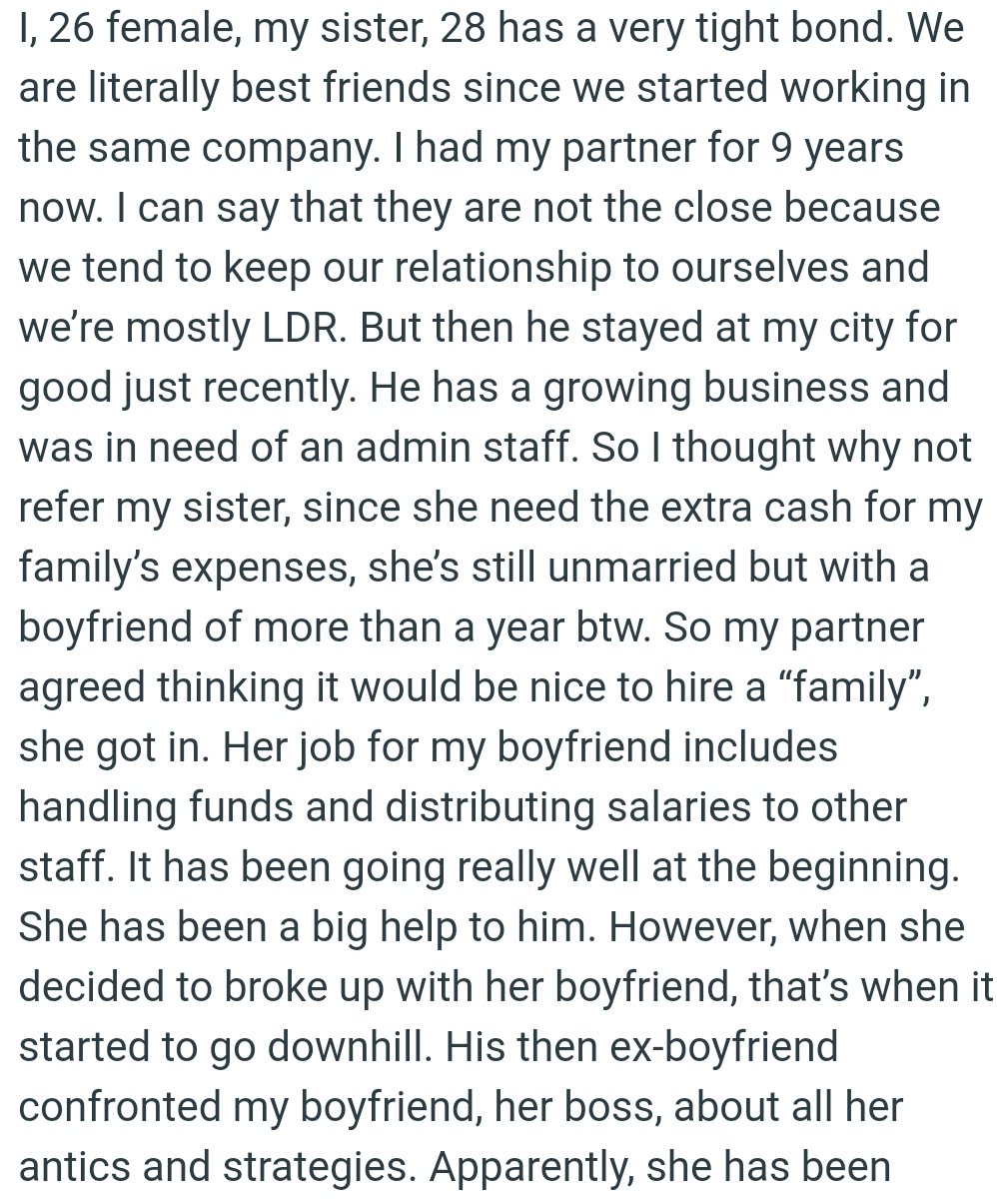 The OP has a growing business and was in need of administrative staff