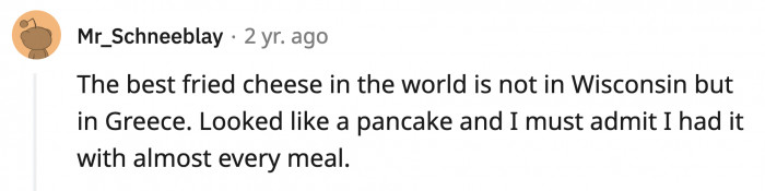 19. Grecian fried cheese