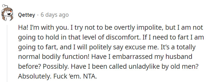 What if you cannot hold it in, right?